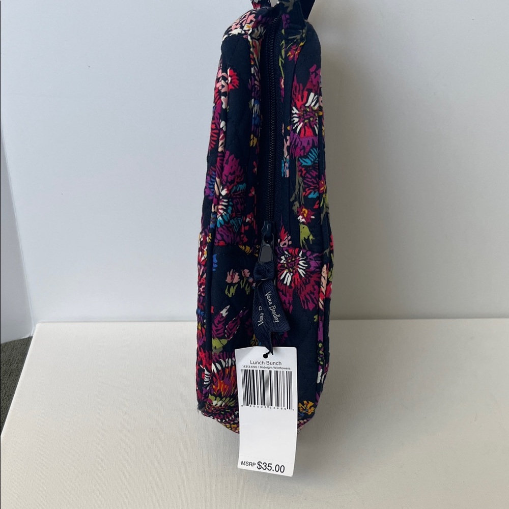 Vera Bradley Navy Floral Cosmetic Bag - Picture 4 of 7